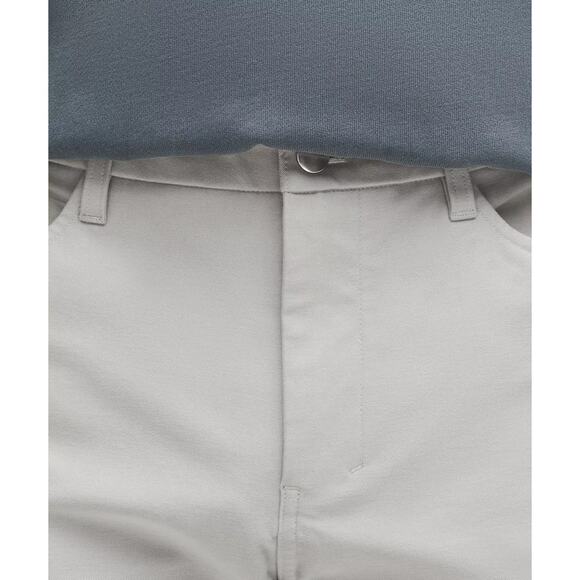 Lululemon Men's Seal Gray ABC Classic-Fit 5 Pocket Utilitech Pants Size 34 - Picture 4 of 11